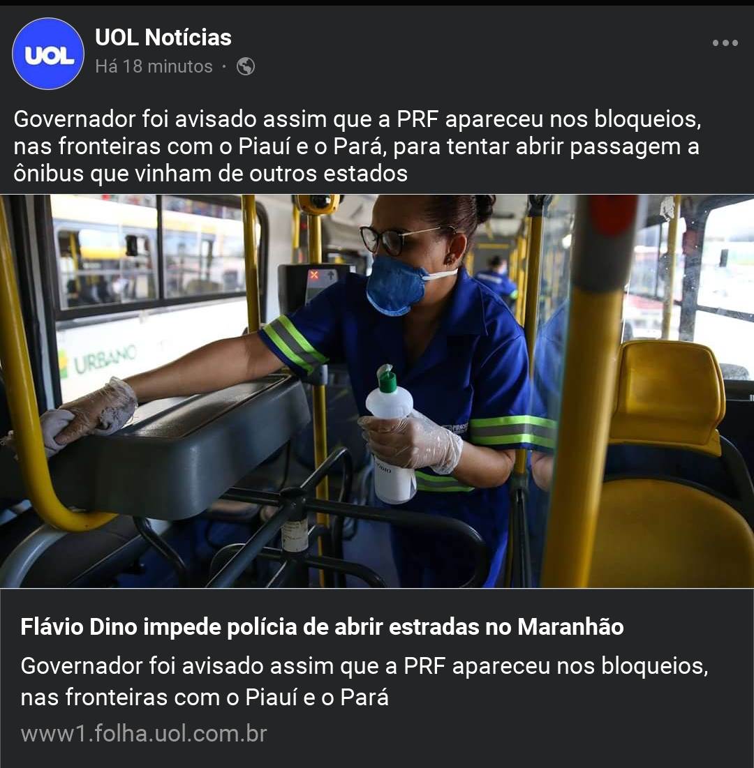 E o pior é que além de fazer, Dino faz questão de mandar espalhar suas ações na mídia 