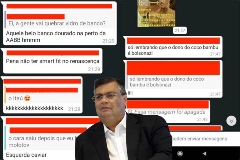 Após ganhar apoio de Flávio Dino, grupo ANTIFAS planeja realizar movimento com depredação de bancos e empresas de São Luís