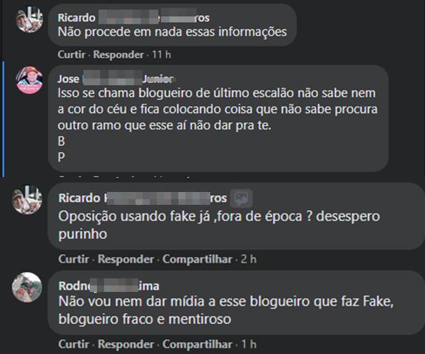 Em defesa da prefeita, três dos considerados "babões fogueteiros oficiais" garantiram não terem perdido seus empregos.
